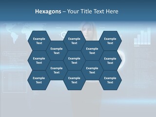 Touch Blonde Push PowerPoint Template