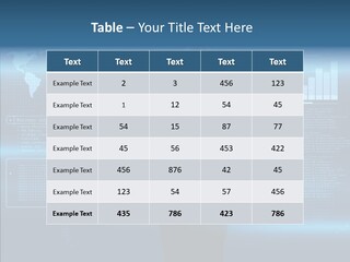Touch Blonde Push PowerPoint Template