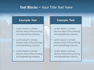 Touch Blonde Push PowerPoint Template