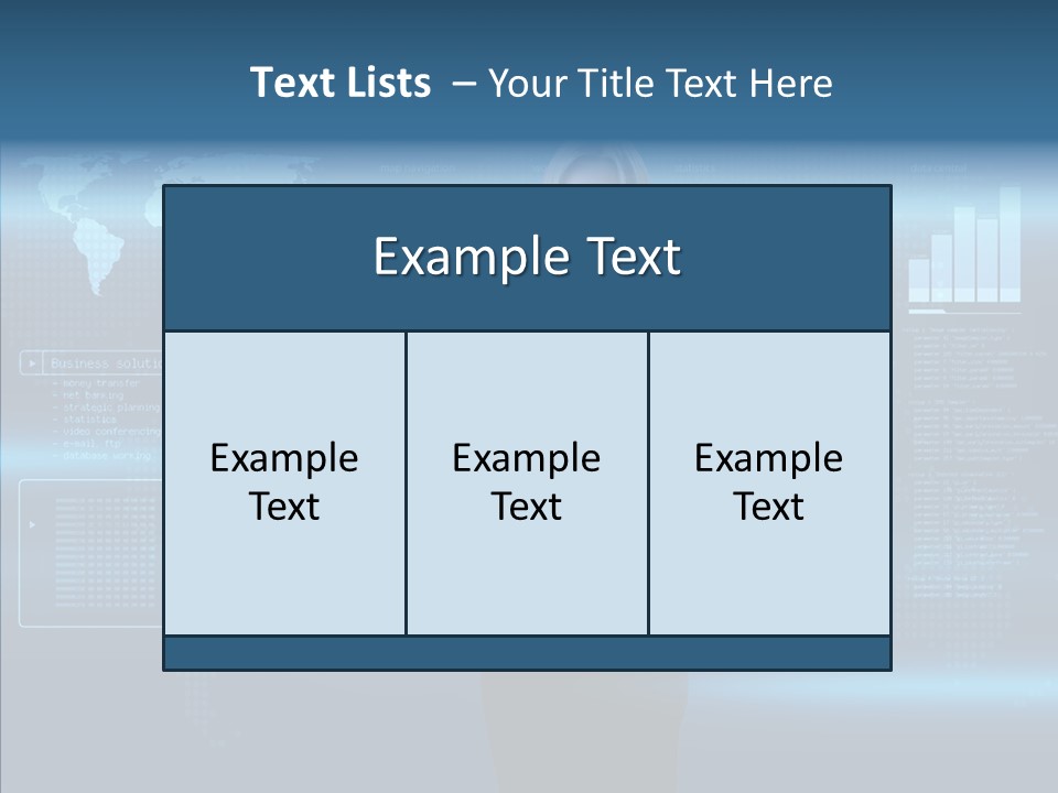 Touch Blonde Push PowerPoint Template