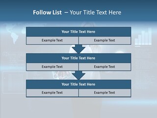 Touch Blonde Push PowerPoint Template