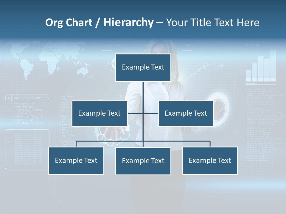 Touch Blonde Push PowerPoint Template