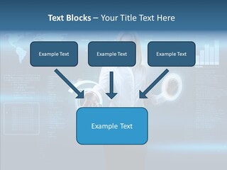 Touch Blonde Push PowerPoint Template