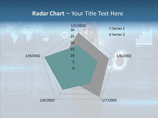 Touch Blonde Push PowerPoint Template