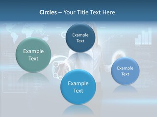 Touch Blonde Push PowerPoint Template