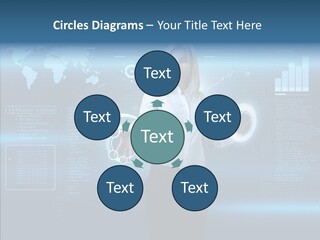 Touch Blonde Push PowerPoint Template