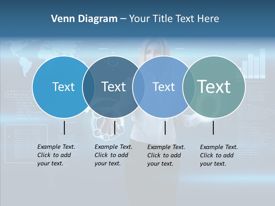 Touch Blonde Push PowerPoint Template