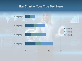 Touch Blonde Push PowerPoint Template