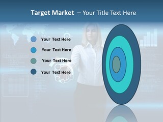 Touch Blonde Push PowerPoint Template