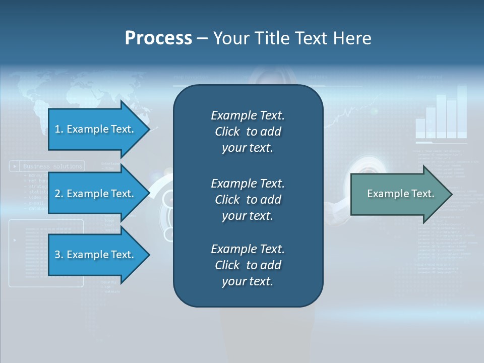 Touch Blonde Push PowerPoint Template