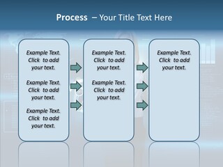 Touch Blonde Push PowerPoint Template