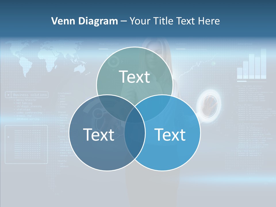 Touch Blonde Push PowerPoint Template