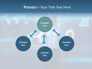 Touch Blonde Push PowerPoint Template