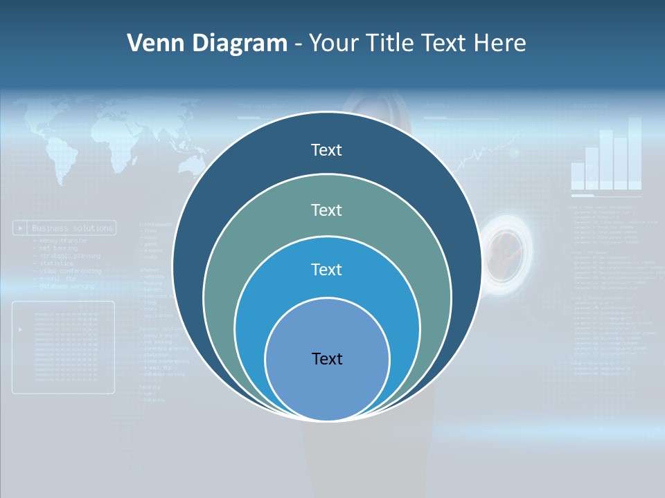 Touch Blonde Push PowerPoint Template