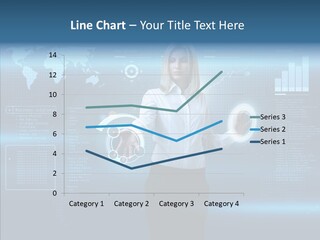 Touch Blonde Push PowerPoint Template