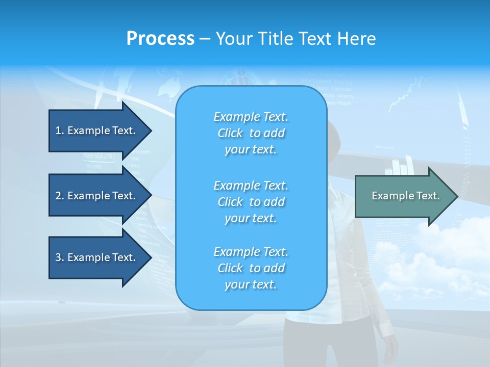 Technology Button Brunette PowerPoint Template