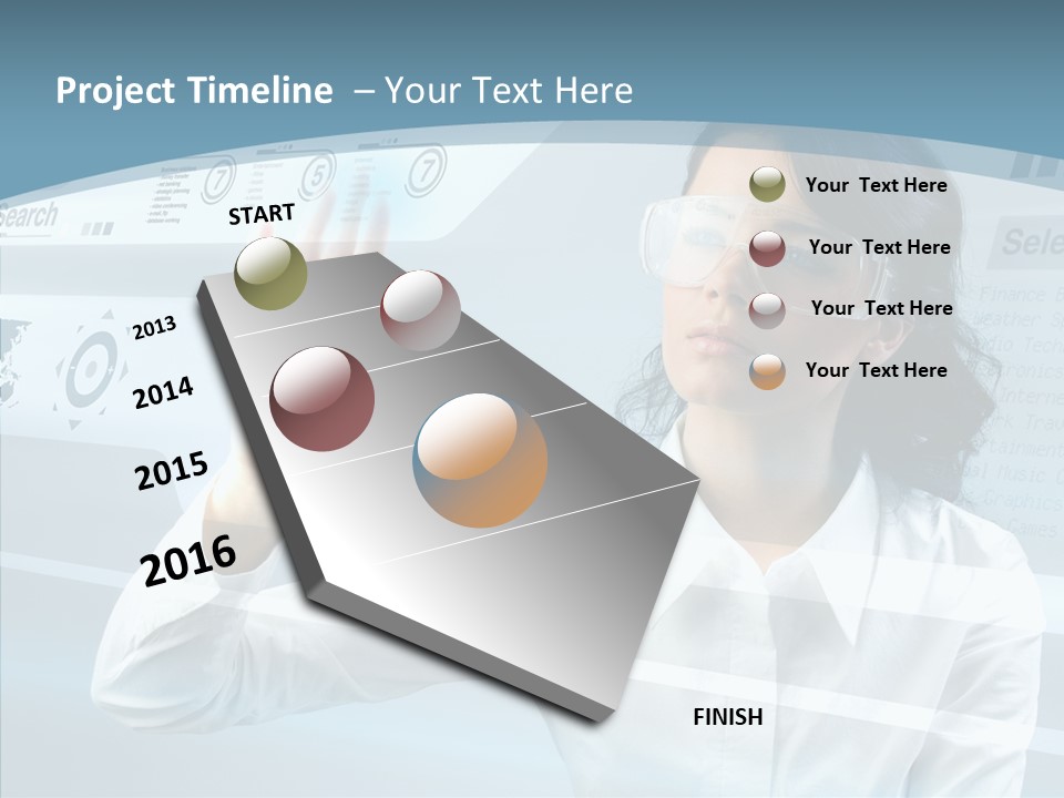Calendar Navigate Business PowerPoint Template