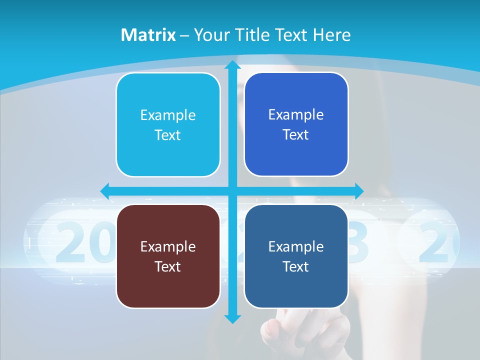 Computer Nummern Ziffern PowerPoint Template