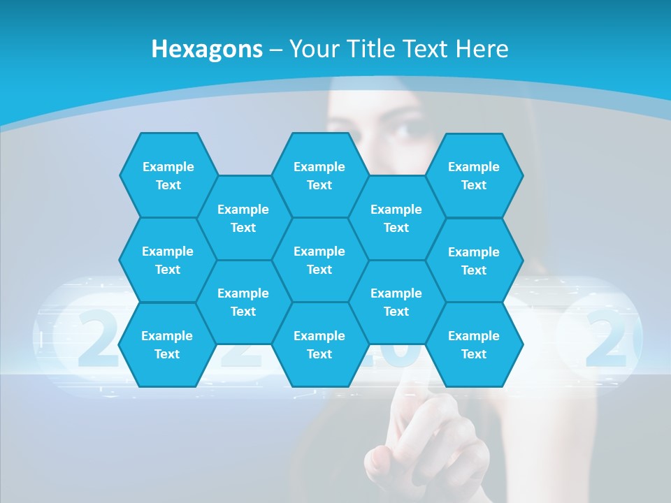 Computer Nummern Ziffern PowerPoint Template
