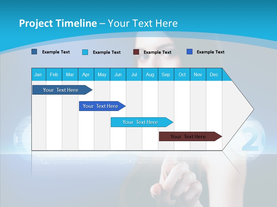 Computer Nummern Ziffern PowerPoint Template