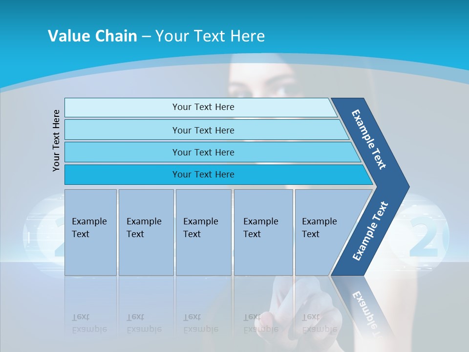 Computer Nummern Ziffern PowerPoint Template
