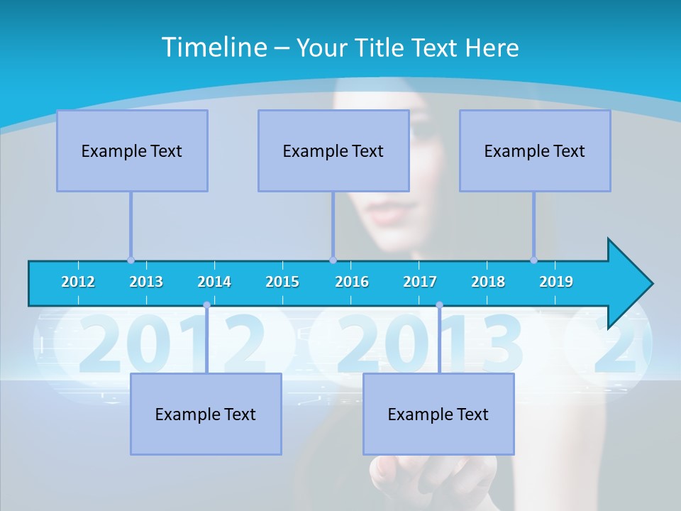 Computer Nummern Ziffern PowerPoint Template
