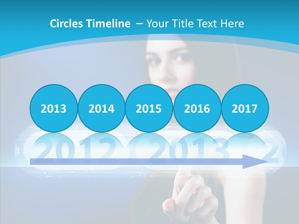 Computer Nummern Ziffern PowerPoint Template