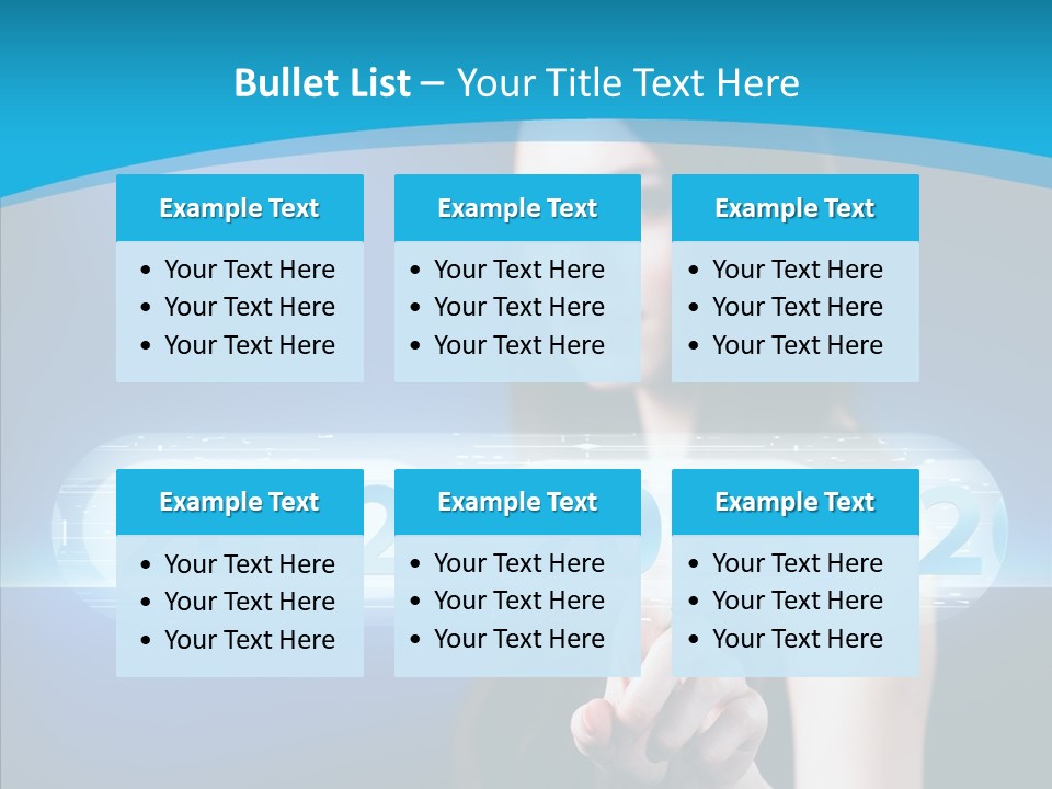 Computer Nummern Ziffern PowerPoint Template