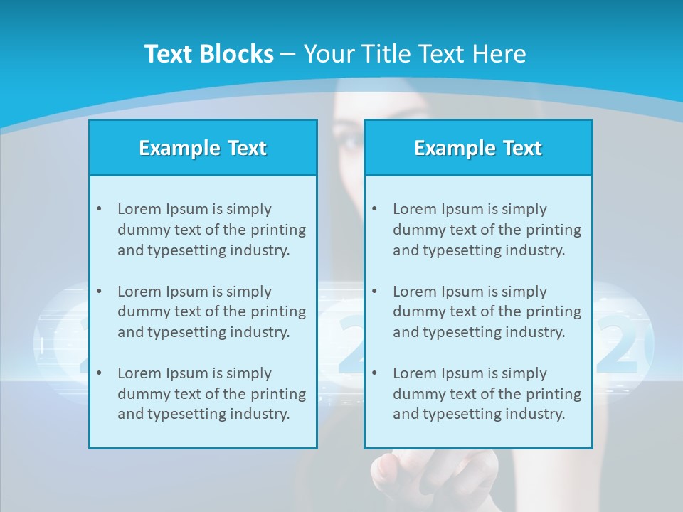 Computer Nummern Ziffern PowerPoint Template