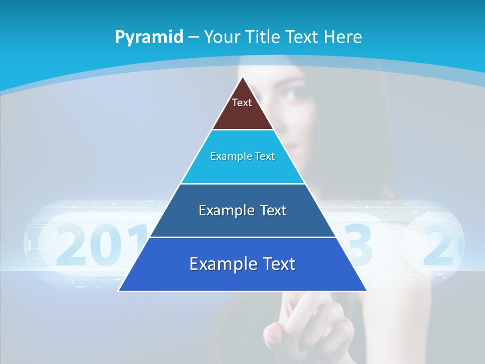 Computer Nummern Ziffern PowerPoint Template