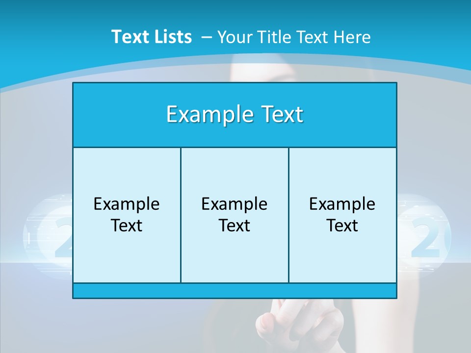 Computer Nummern Ziffern PowerPoint Template