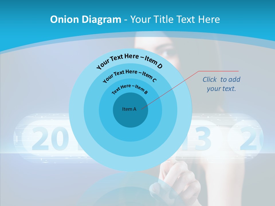 Computer Nummern Ziffern PowerPoint Template