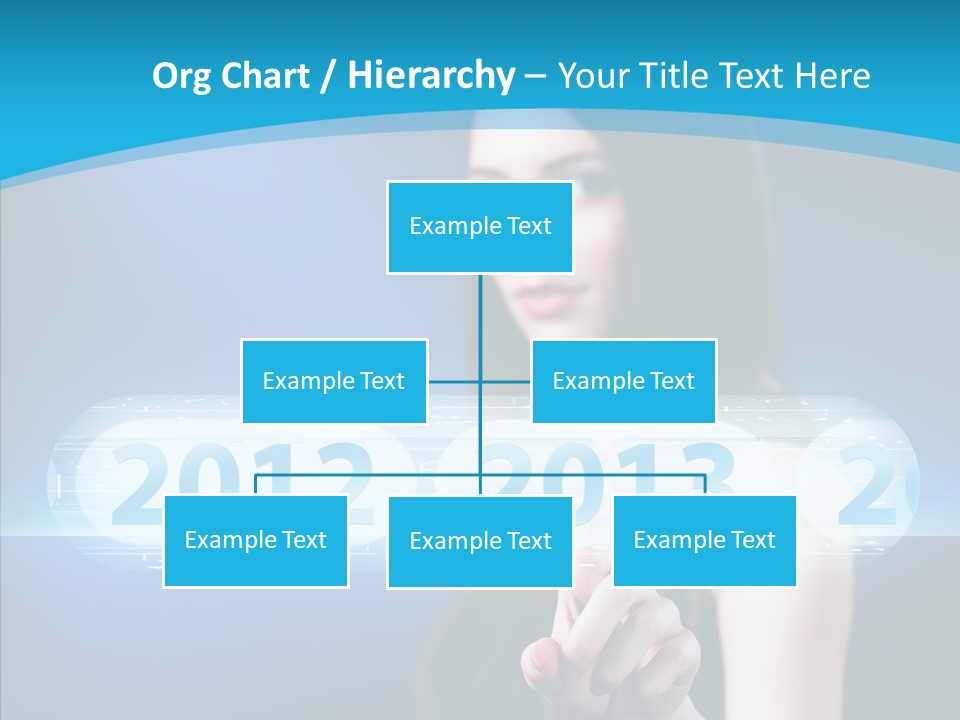 Computer Nummern Ziffern PowerPoint Template