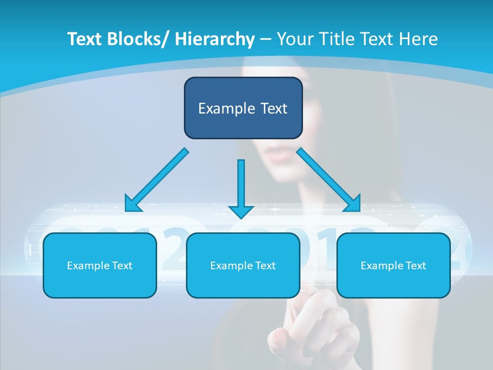 Computer Nummern Ziffern PowerPoint Template