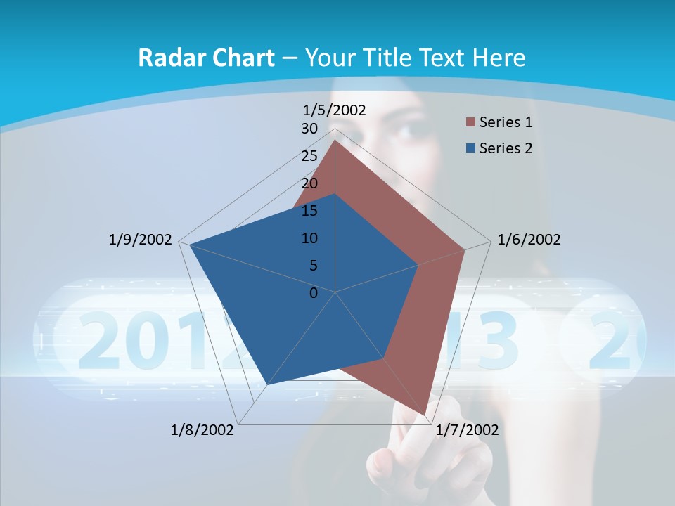 Computer Nummern Ziffern PowerPoint Template