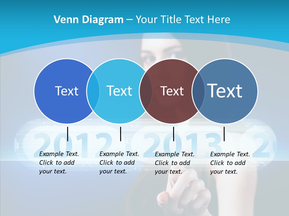 Computer Nummern Ziffern PowerPoint Template