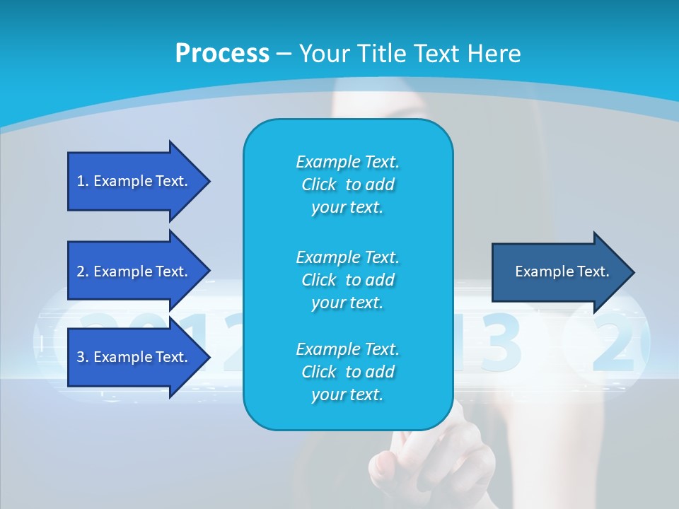 Computer Nummern Ziffern PowerPoint Template