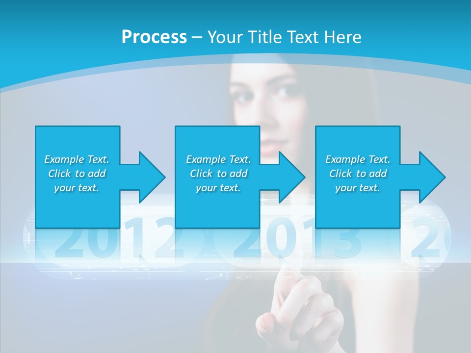 Computer Nummern Ziffern PowerPoint Template