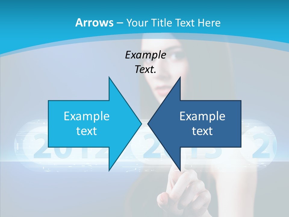 Computer Nummern Ziffern PowerPoint Template