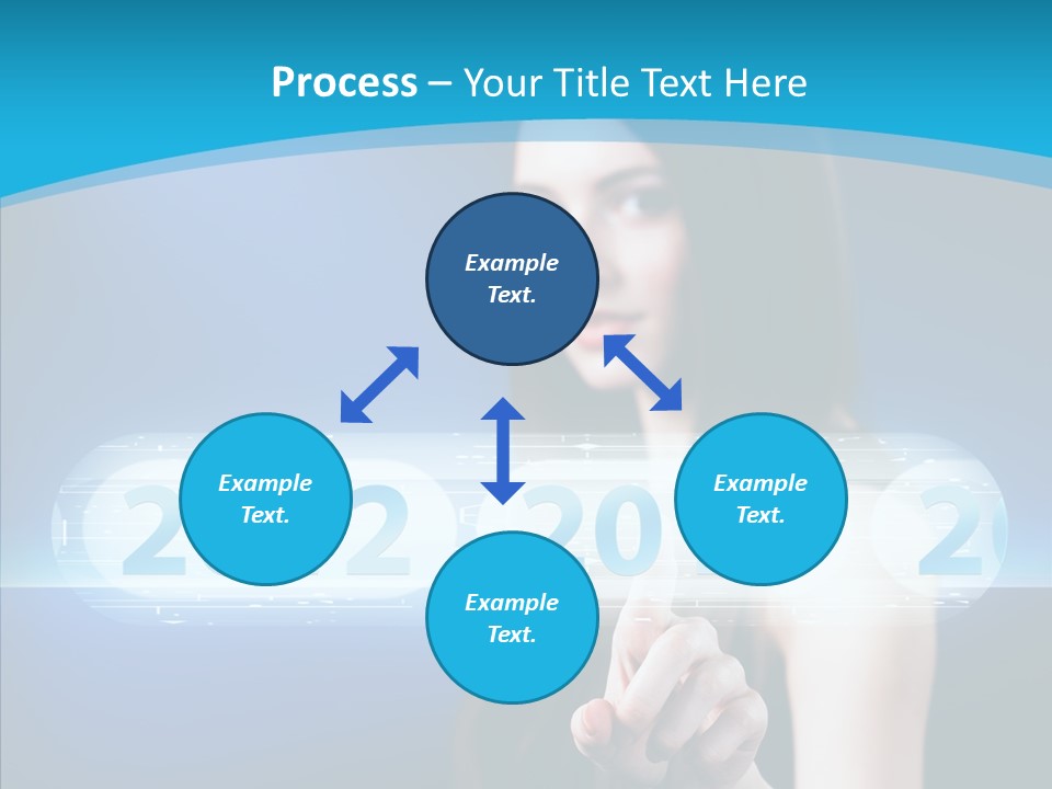Computer Nummern Ziffern PowerPoint Template