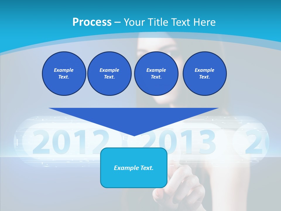 Computer Nummern Ziffern PowerPoint Template
