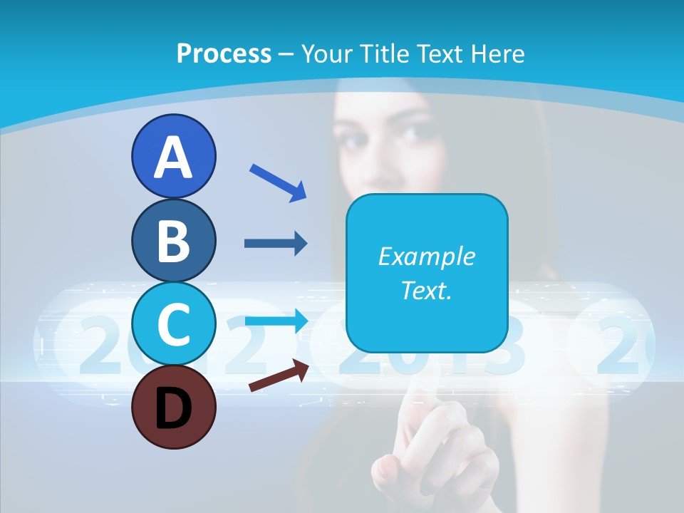 Computer Nummern Ziffern PowerPoint Template