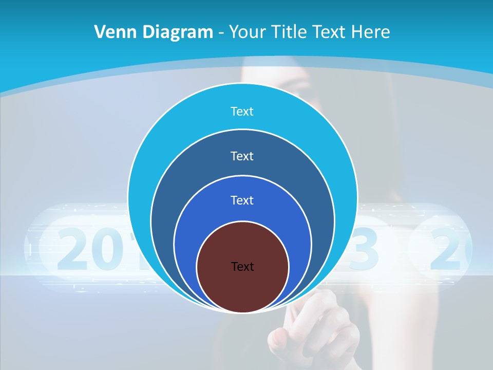 Computer Nummern Ziffern PowerPoint Template