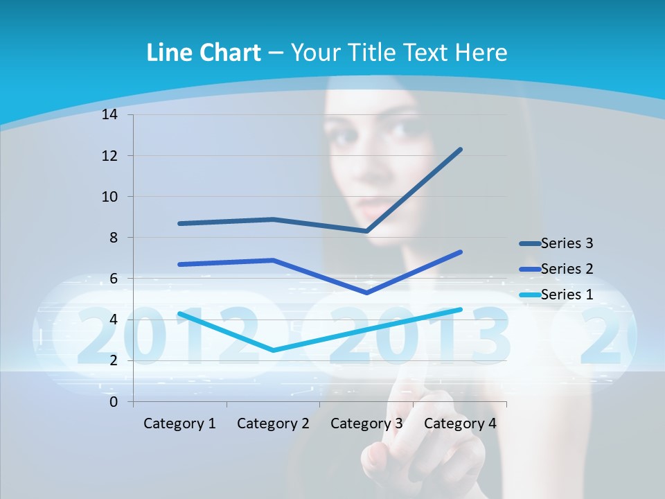 Computer Nummern Ziffern PowerPoint Template