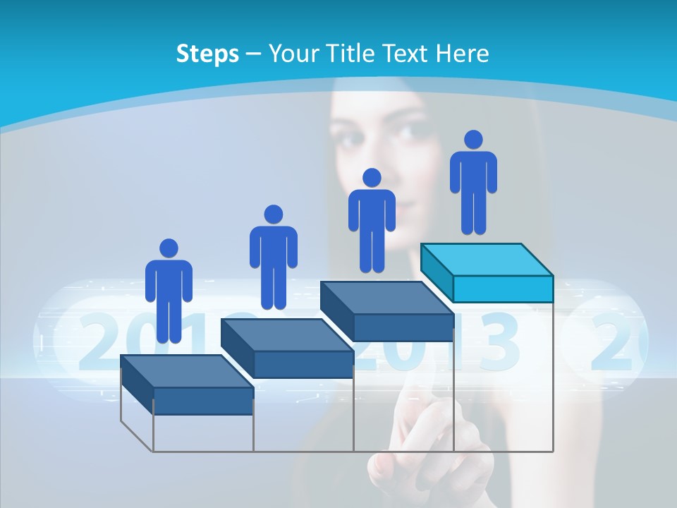 Computer Nummern Ziffern PowerPoint Template