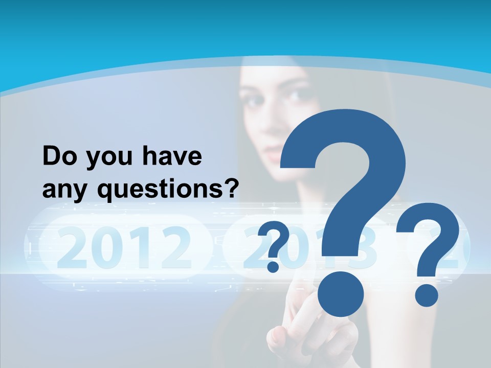 Computer Nummern Ziffern PowerPoint Template