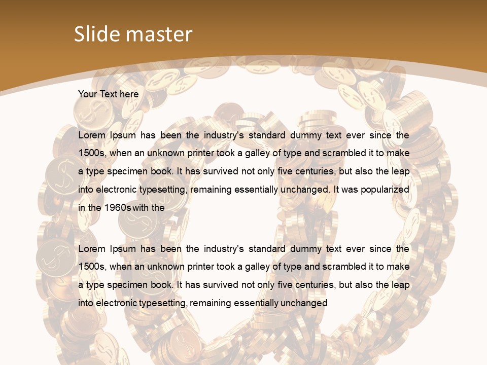 Currency Ideas Success PowerPoint Template