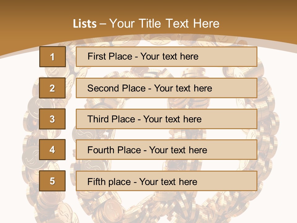 Currency Ideas Success PowerPoint Template
