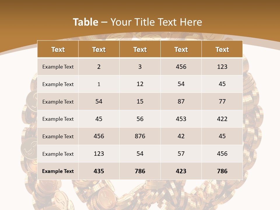 Currency Ideas Success PowerPoint Template