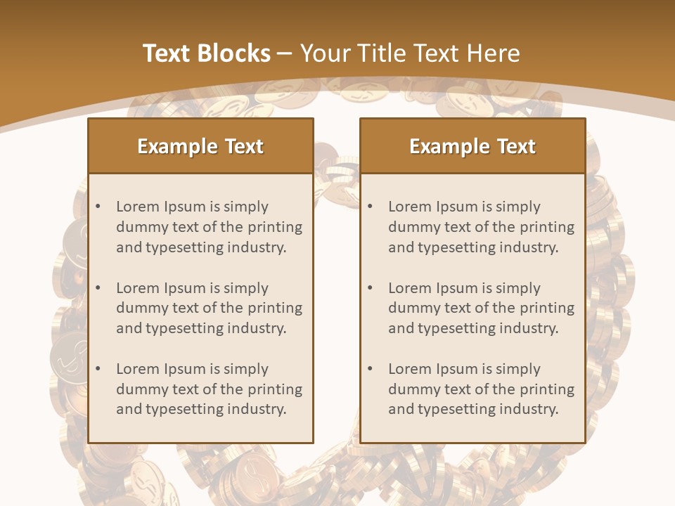 Currency Ideas Success PowerPoint Template